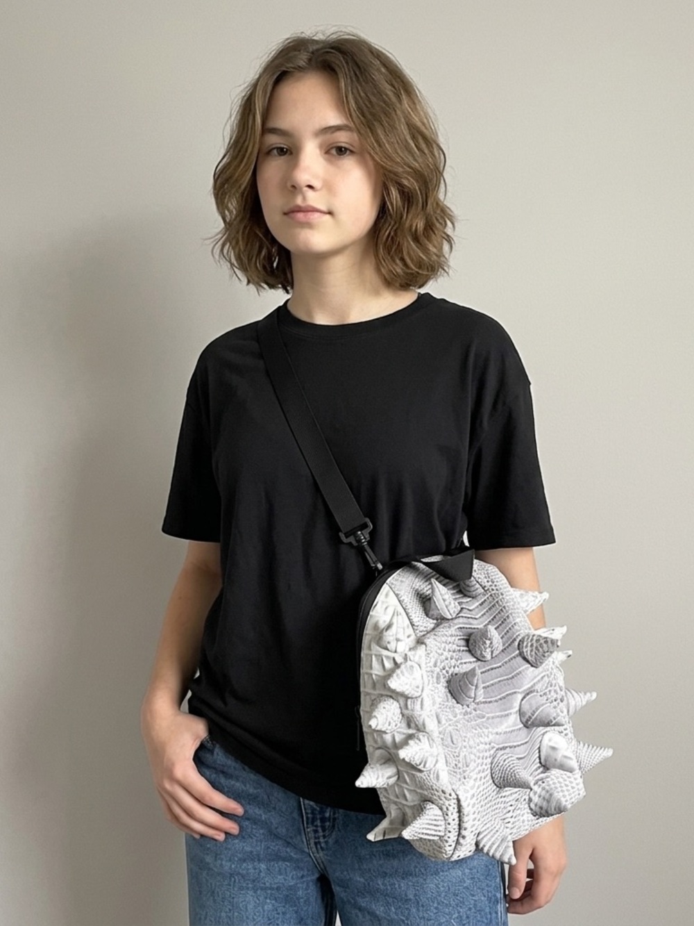 MadPax Gray Later Gator Half Pack Crossbody Bag 🐊